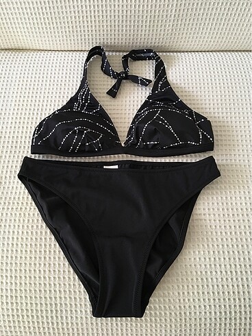 Boyner Sunset etekli bikini 3 lü takım sıfır