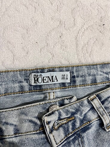 36 Beden mavi Renk Zara jean