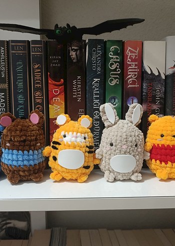 Örgü winnie the pooh ve arkadaşları set