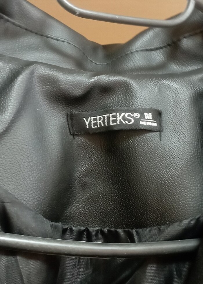 Balon kol deri ceket - Görsel 3