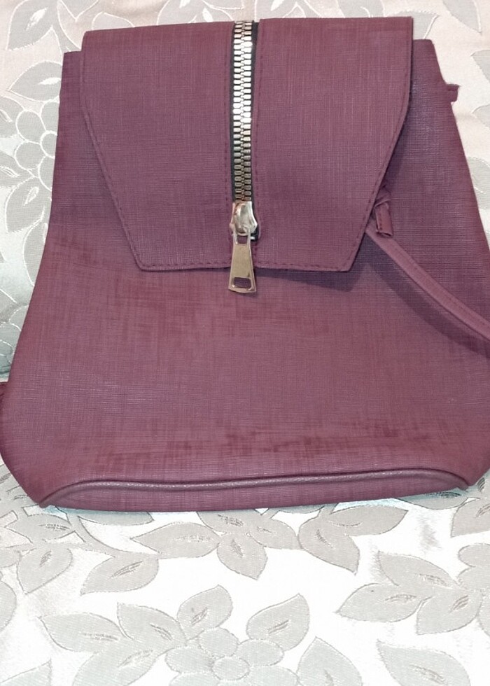 Bordo sırt çantası  - Görsel 2