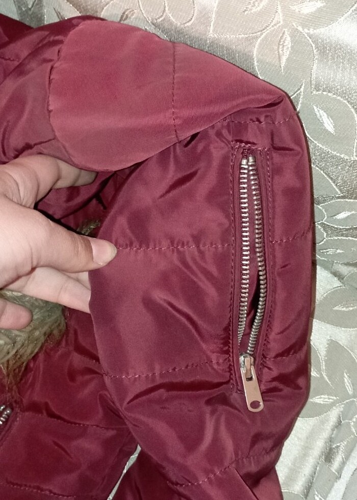 Kadın içi pamuklu mont - Görsel 3