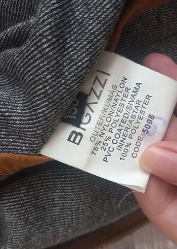 m Beden gri Renk Çift Taraflı Fermuarlı Midi Boy Ceket
