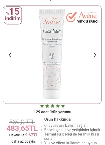 Avene cicalfate 