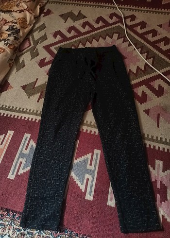 Gri Örme Kadın Rahat Kesim Pantolon - Görsel 2