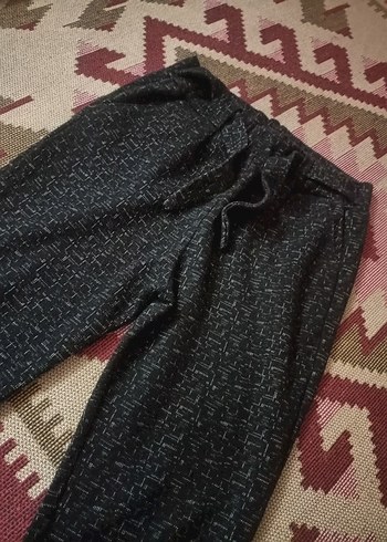 Gri Örme Kadın Rahat Kesim Pantolon - Görsel 3