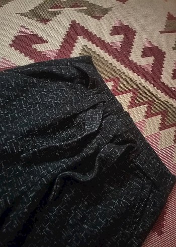 Gri Örme Kadın Rahat Kesim Pantolon - Görsel 4