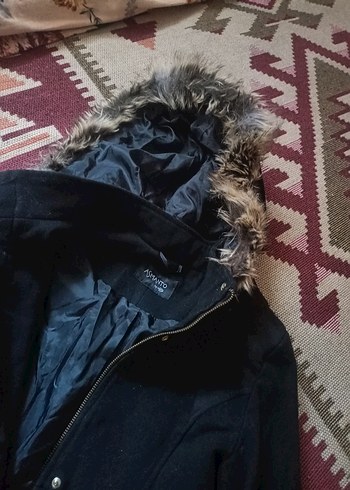 Kürklü Siyah Kadın Ceket - Görsel 4