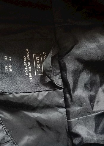 Kapüşonlu Siyah Kadın Kışlık Mont - Görsel 5