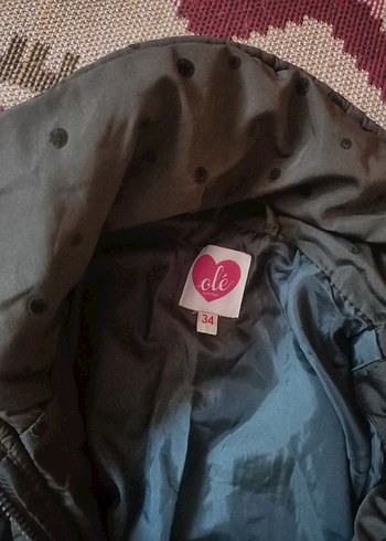 Fermuarlı Gri Kadın Ceket Yüksek Yakalı - Görsel 5