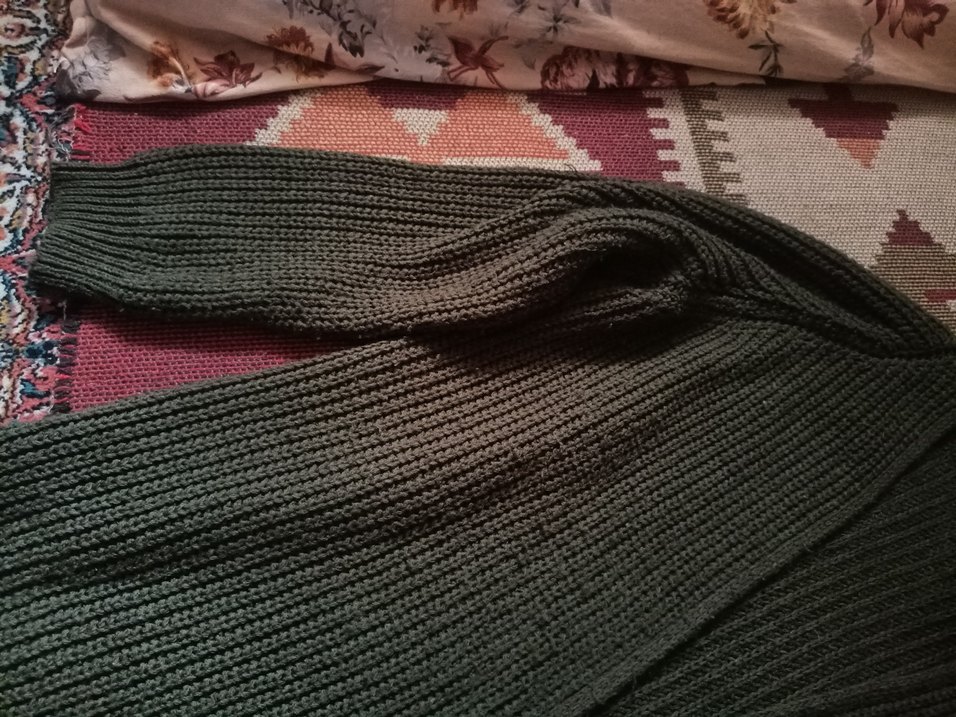 Bohem Tarzı Örgü Kadın Hırka - Görsel 3