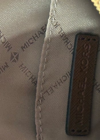  Beden Michael Kors Baskılı Bej Kadın Çapraz Çanta