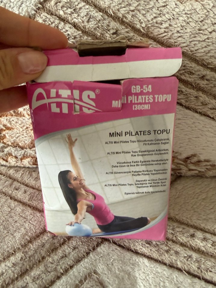 Altis Mini Pilates Topu 30 cm Pembe - Görsel 2