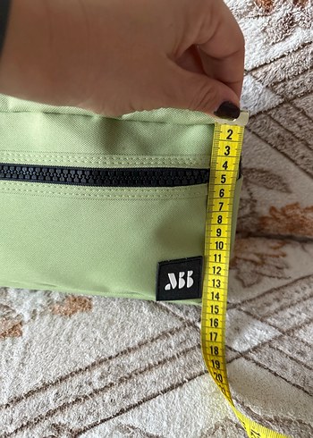 Muni Bum Bag Fermuarlı Yeşil Kadın Çapraz Çanta - Görsel 4