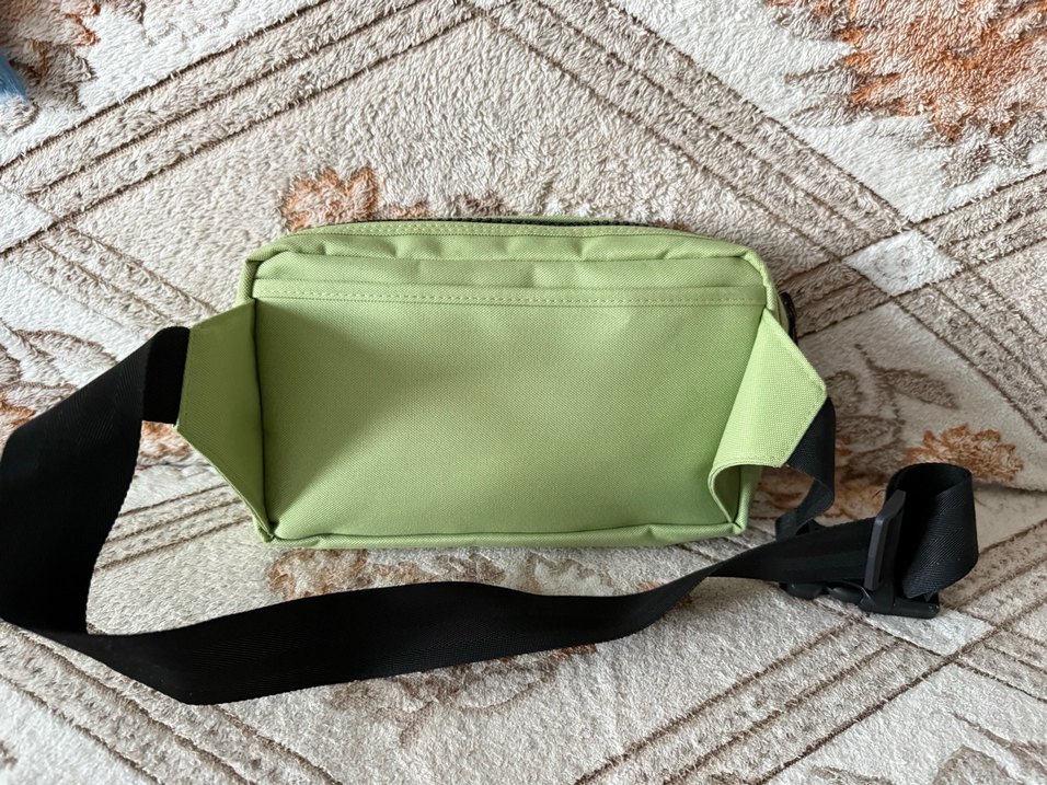 Muni Bum Bag Fermuarlı Yeşil Kadın Çapraz Çanta - Görsel 2