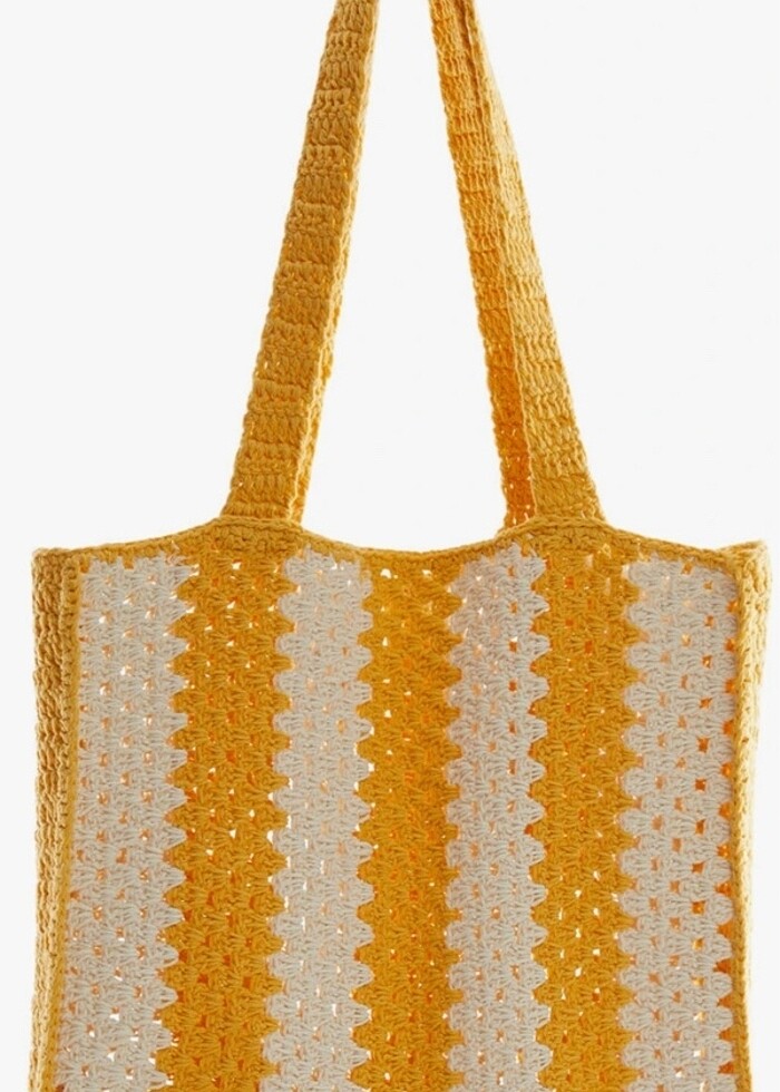 Mango tığ işi çanta - Görsel 3