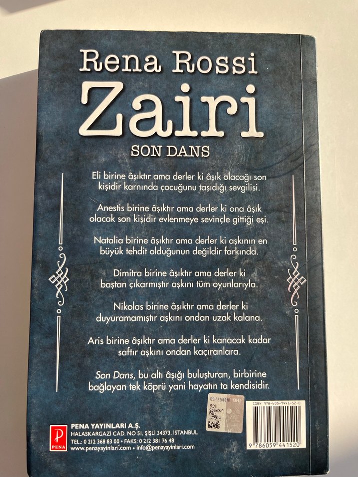 Zairi - Rena Rossi Romanı - Görsel 2