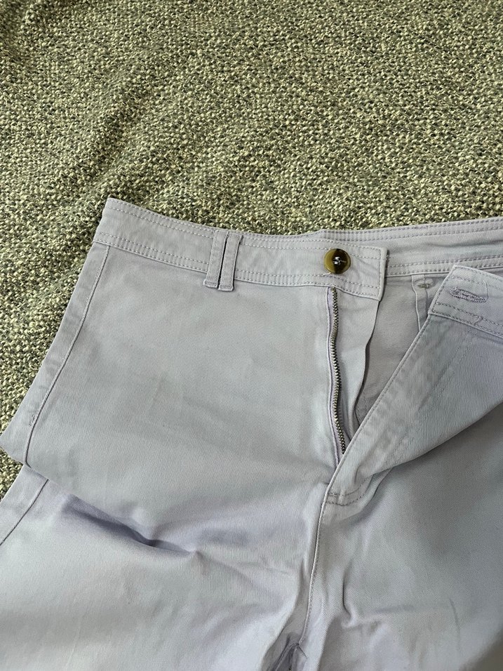 Lila Midi Kadın Kot Pantolon - Görsel 3