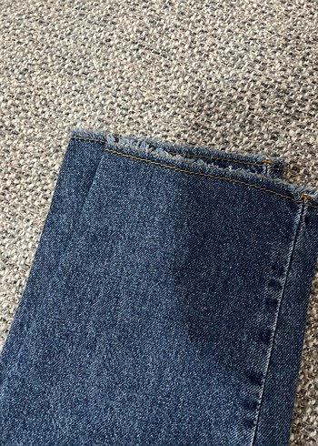 Mavi Rahat Kesim Kadın Kot Pantolon - Görsel 4