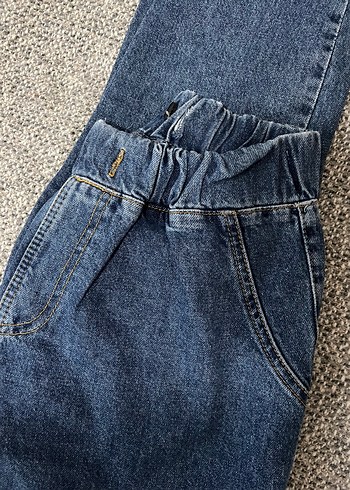 Mavi Rahat Kesim Kadın Kot Pantolon - Görsel 3