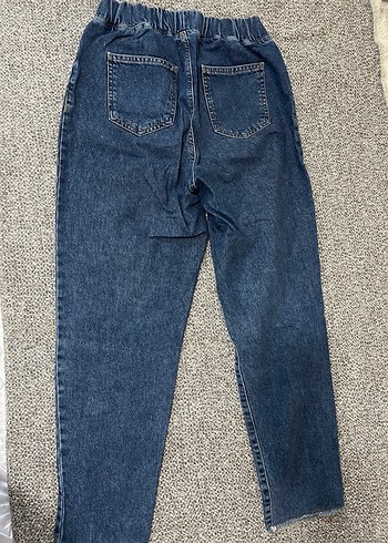 Mavi Rahat Kesim Kadın Kot Pantolon - Görsel 2