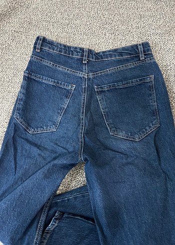 Kadın Mavi  Kot Pantolon - Görsel 5