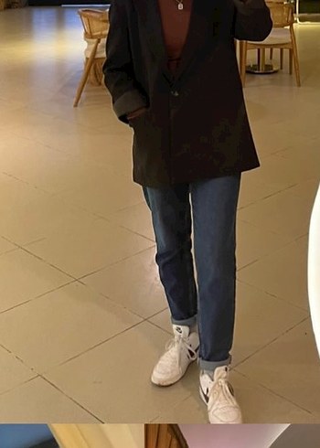 Kadın Mavi  Kot Pantolon - Görsel 2