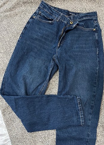 Kadın Mavi  Kot Pantolon - Görsel 4