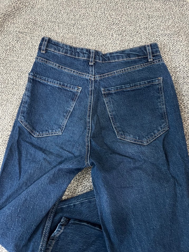 Kadın Mavi  Kot Pantolon - Görsel 5