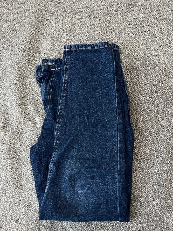 Kadın Mavi  Kot Pantolon - Görsel 3