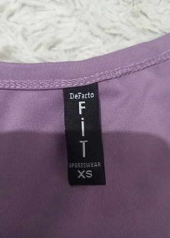 Defacto Kadın Mor Kısa Kollu Crop Top