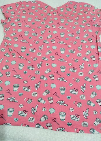 LC Waikiki Pembe Kız Çocuk Dantelli Tişört