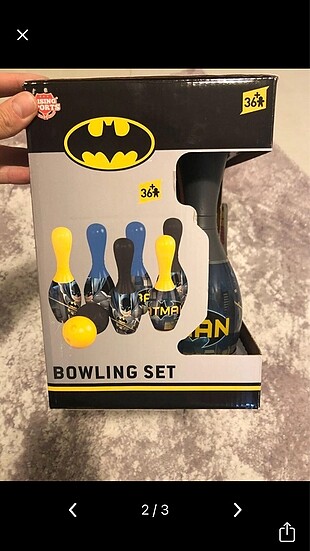 Fisher Price Batman bowling seti