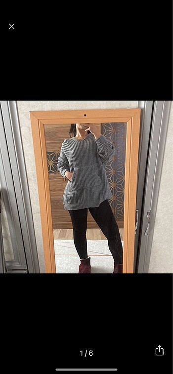 Kadın Örgü Sweatshirt