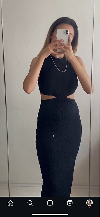Zara dekolteli elbise