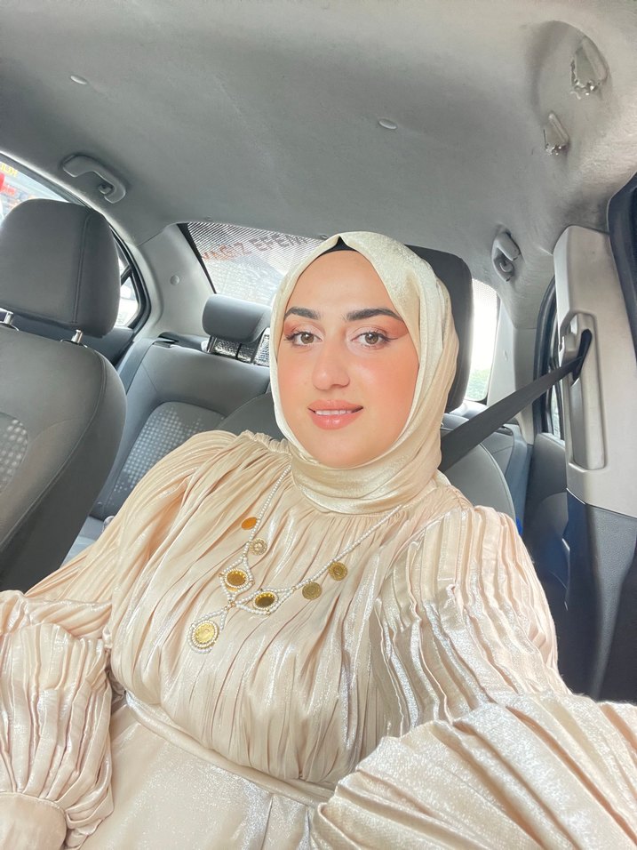 Uzun Kollu Beyaz Drapeli Sade Nişan Elbisesi - Görsel 3