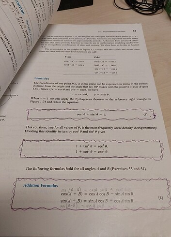  Beden Renk Thomas Calculus