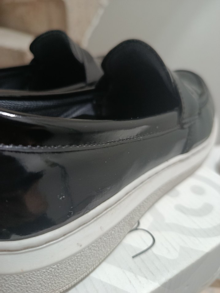 Parlak Siyah Erkek Çocuk Loafer Ayakkabı - Görsel 2