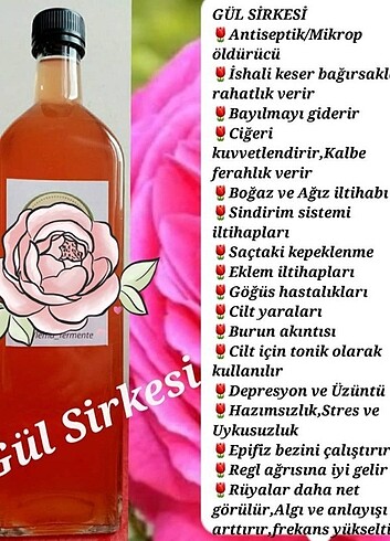 Diğer Gül sirkesi