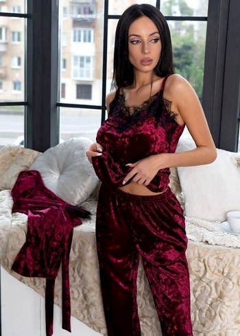 Pijama takım gecelik elbise mevcuttur sayfada - Görsel 4