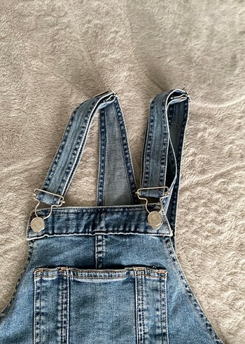 H&M MAMA (hamile koleksiyonu) Kot Elbise - Görsel 4