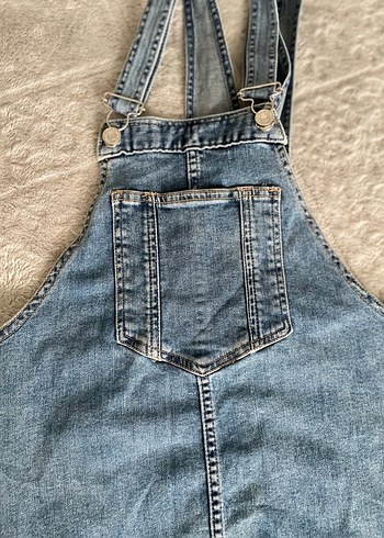 H&M MAMA (hamile koleksiyonu) Kot Elbise - Görsel 2