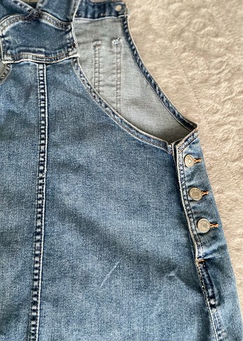 H&M MAMA (hamile koleksiyonu) Kot Elbise - Görsel 5