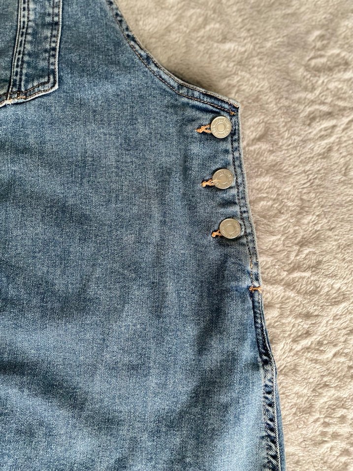 H&M MAMA (hamile koleksiyonu) Kot Elbise - Görsel 3