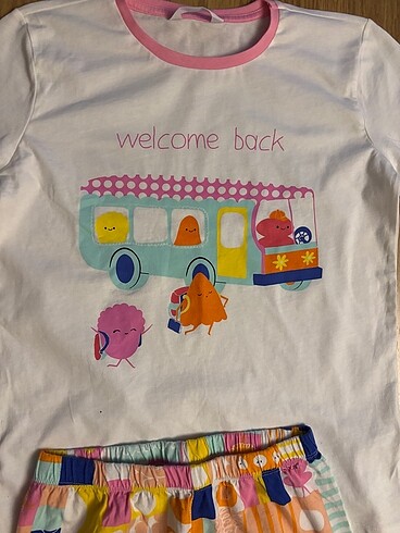 11-12 Yaş Beden çeşitli Renk Penti Pijama (Orijinal )