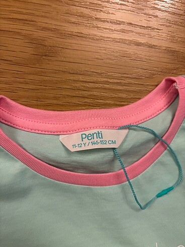 11-12 Yaş Beden çeşitli Renk Penti Pijama Takımı