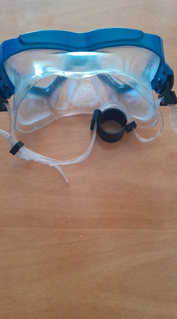 Şeffaf Mavi Yüzme Gözlüğü - Görsel 3