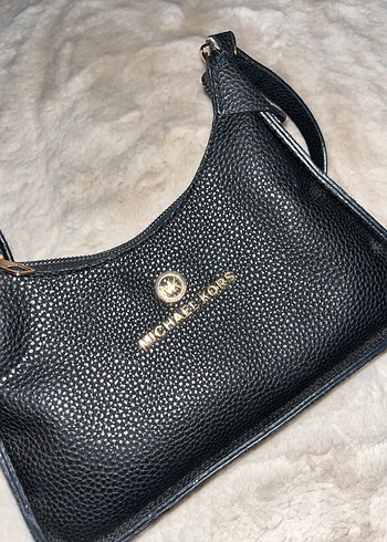 Michael Kors Michael Kors Siyah Deri Kadın Omuz Çantası