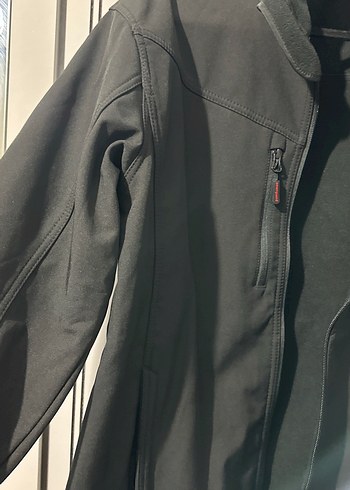 l Beden siyah Renk Siyah Fermuarlı kadın Street Wear Ceket