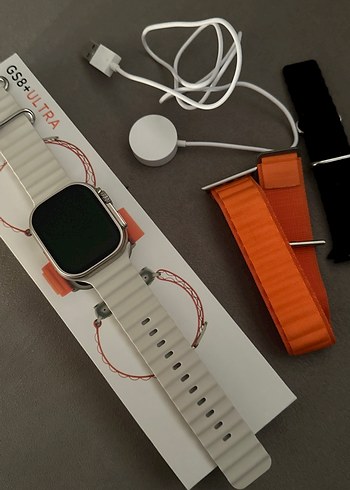 Beyaz GS8 Ultra Akıllı Saat - Görsel 2